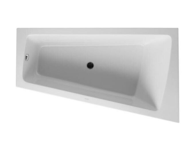 Duravit Paiova vana asymetrická, 170x100 cm, s panelem, pravá, bílá