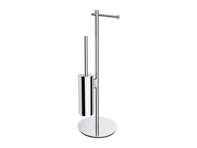 OMNIRES Modern Project Držák toaletního papíru a WC štětky, chrom