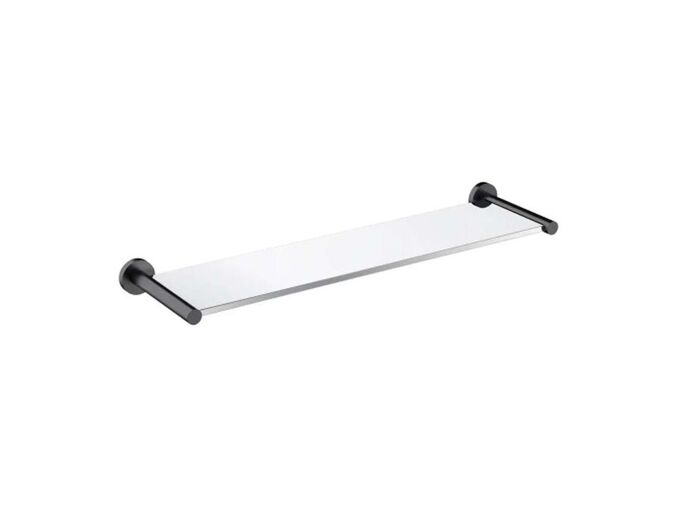 OMNIRES Modern Project Polička, délka 55 cm, sklo/kartáčovaný antracit