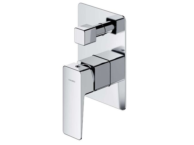 OMNIRES Parma Baterie pod omítku, pro 2 spotřebiče, s tělesem, chrom