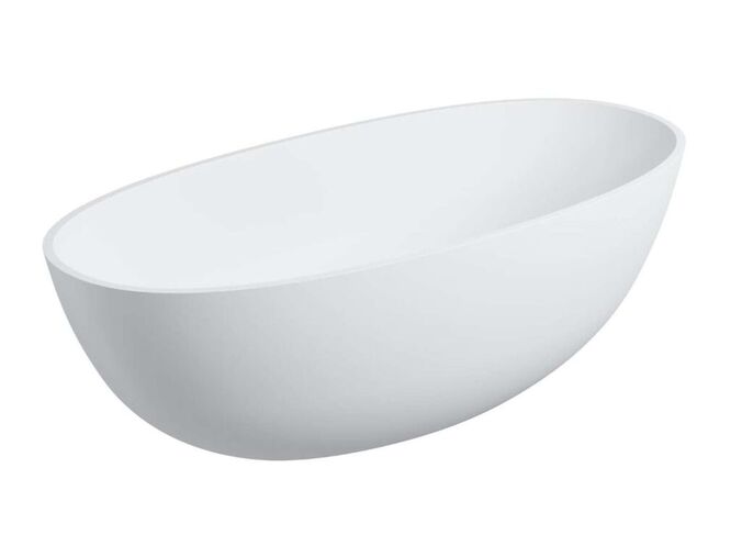 OMNIRES Shell M+ Volně stojící vana, 160x75 cm, matná bílá