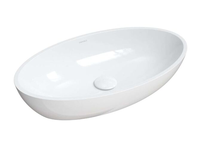 OMNIRES Siena M+ Umyvadlo na desku 60x35 cm, bez přepadu, bílá