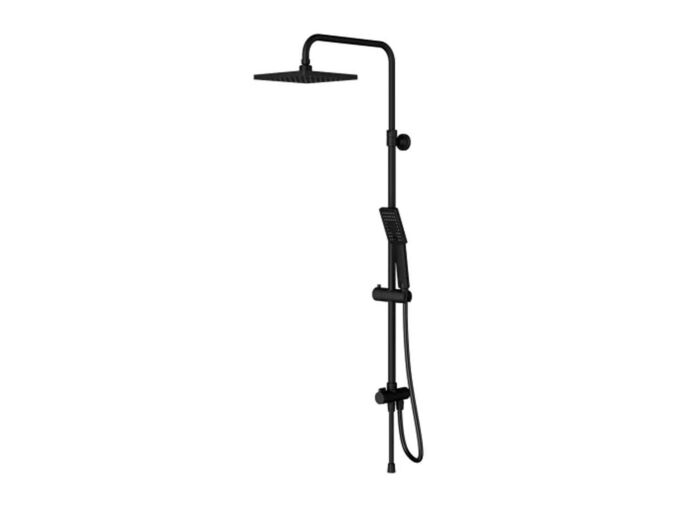 OMNIRES Jimjim Sprchový set bez baterie, 20x20 cm, 3 proudy, matná černá
