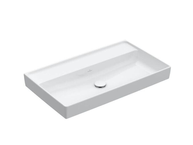 Villeroy & Boch Collaro Umyvadlo nábytkové 800x470 mm, bez přepadu, bez otvoru pro baterii, CeramicPlus, Stone White