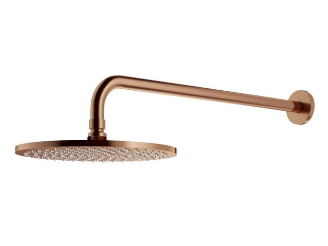 OMNIRES Slimline Hlavová sprcha, průměr 25 cm, kartáčovaná měď