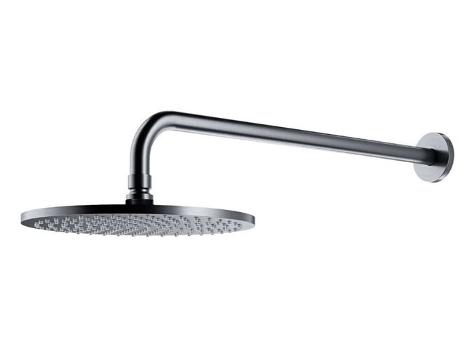 OMNIRES Slimline Hlavová sprcha, průměr 25 cm, kartáčovaný nikl