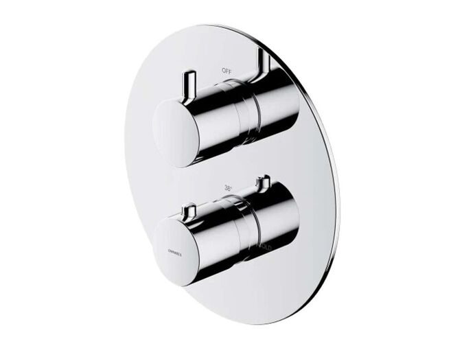 OMNIRES Y Termostatická baterie pod omítku, pro 2 spotřebiče, chrom