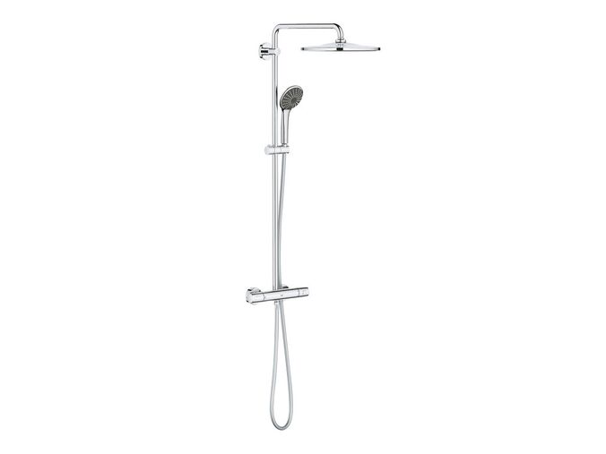 Grohe Vitalio Joy Sprchový set 310 s termostatem na zeď, 3 proudy, chrom