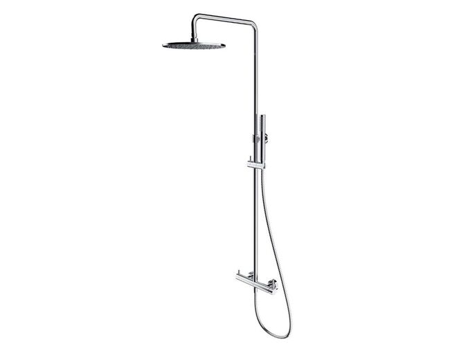 OMNIRES Y Sprchový set s baterií, průměr 25 cm, chrom