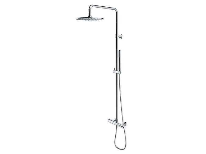 OMNIRES Y Sprchový set s termostatem, průměr 25 cm, chrom