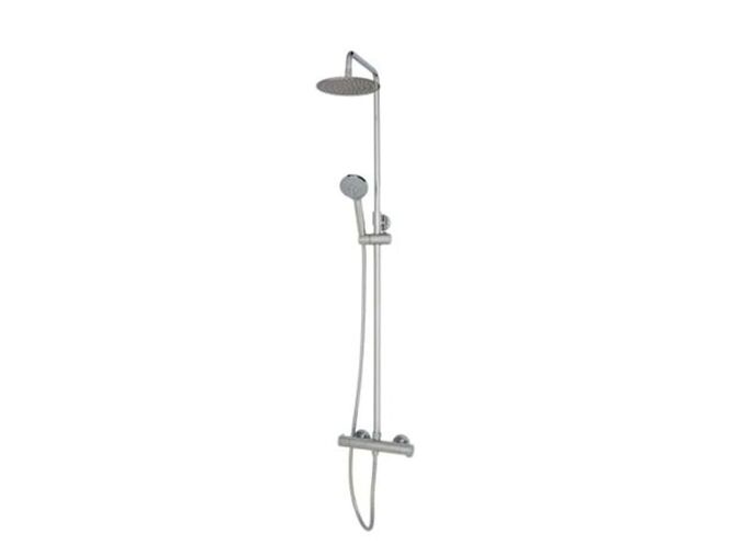 OMNIRES Y Sprchový set s termostatem, průměr 20 cm, 5 proudů, chrom