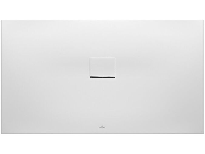 Villeroy & Boch Squaro Infinity Sprchová vanička, 900x1200 mm, Quaryl, Stone White