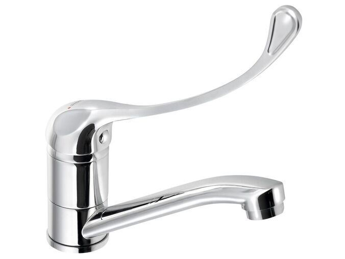 Aqualine AQUALINE 35 umyvadlová baterie s otočnou hubicí, lékařská páka, chrom