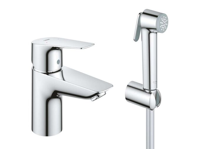 Grohe BauEdge Umyvadlová baterie s bidetovou sprškou, chrom