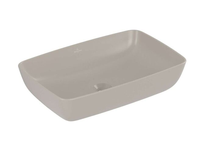 Villeroy & Boch Artis Umyvadlo na desku 58x39 cm, bez přepadu, bez otvoru pro baterii, CeramicPlus, Almond