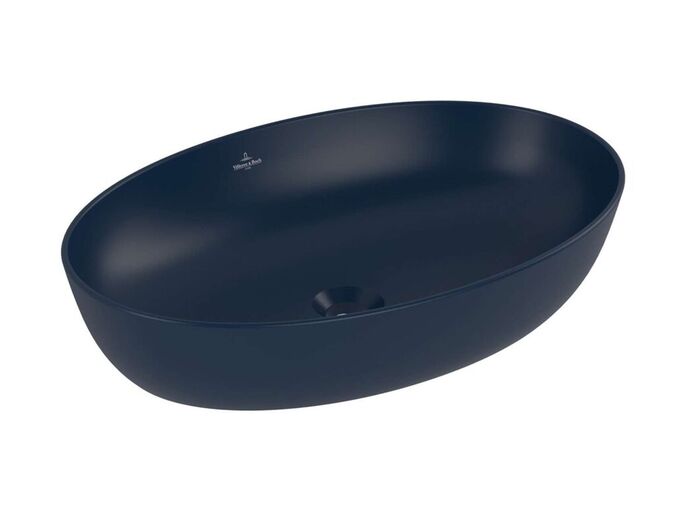Villeroy & Boch Artis Umyvadlo na desku 61x41 cm, bez přepadu, bez otvoru pro baterii, CeramicPlus, Nightfall