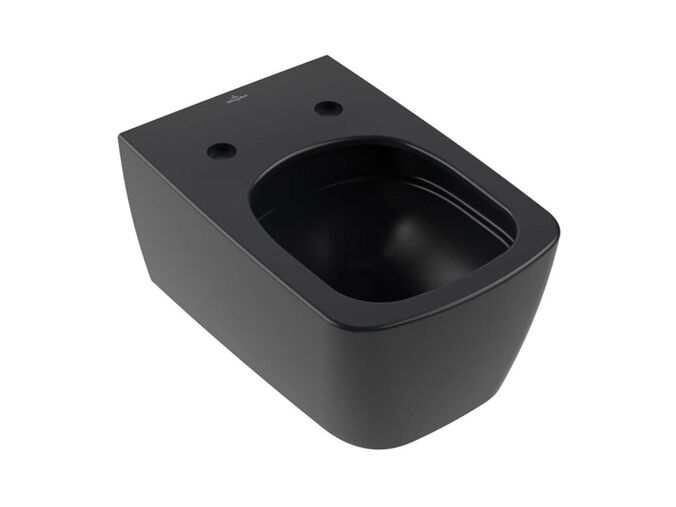 Villeroy & Boch Subway 3.0 Závěsné WC, TwistFlush, Rimless, CeramicPlus, Pure Black