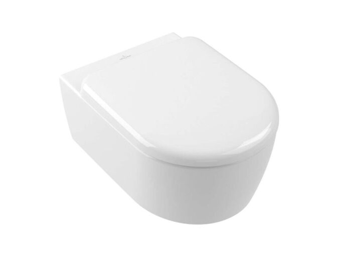 Villeroy & Boch Skyla Závěsné WC se sedátkem SoftClosing, TwistFlush, DirectFlush, CeramicPlus, alpská bílá