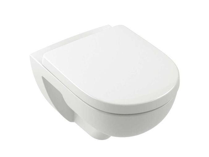 Villeroy & Boch O.novo Závěsné WC se sedátkem SoftClosing, TwistFlush, DirectFlush, alpská bílá