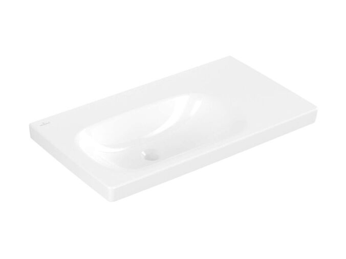 Villeroy & Boch Skyla Umyvadlo 80x46 cm, bez přepadu, bez otvoru pro baterii, alpská bílá