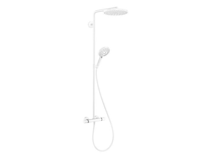 Hansgrohe Raindance S Sprchový set Showerpipe s termostatem, 3 proudy, matná bílá
