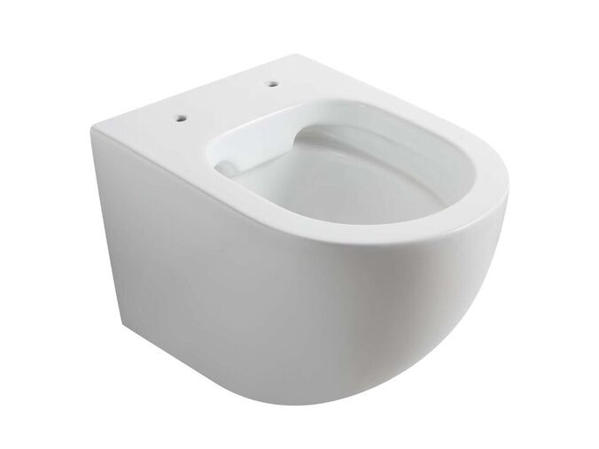 kielle Gaia Závěsné kompaktní WC, Rimless, bílá