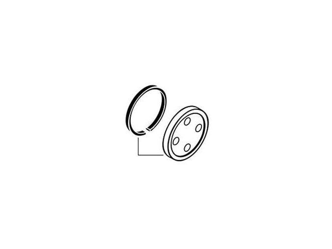 Hansgrohe Příslušenství Podložka pod sprchovou tyč pro Croma 100 Showerpipe, chrom