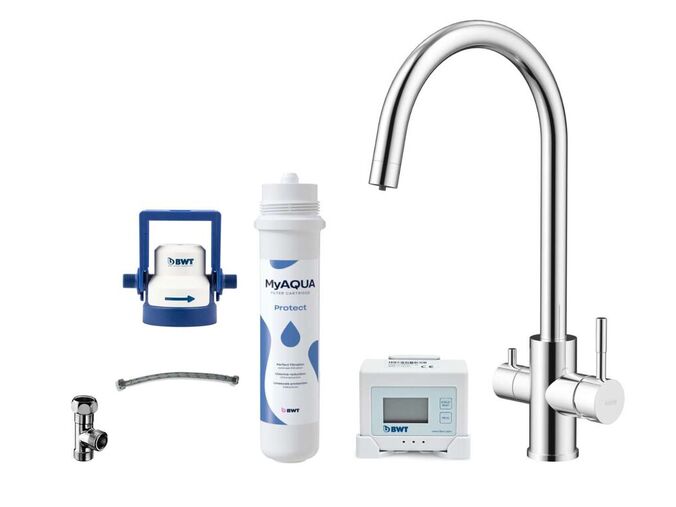 kielle Wimeo Dřezová baterie včetně filtrace, chrom