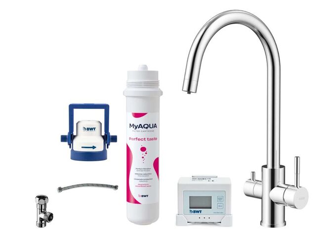 kielle Wimeo Dřezová baterie včetně filtrace, chrom