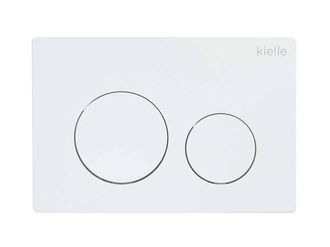 kielle Gemini New I Ovládací tlačítko splachování, lesklá bílá