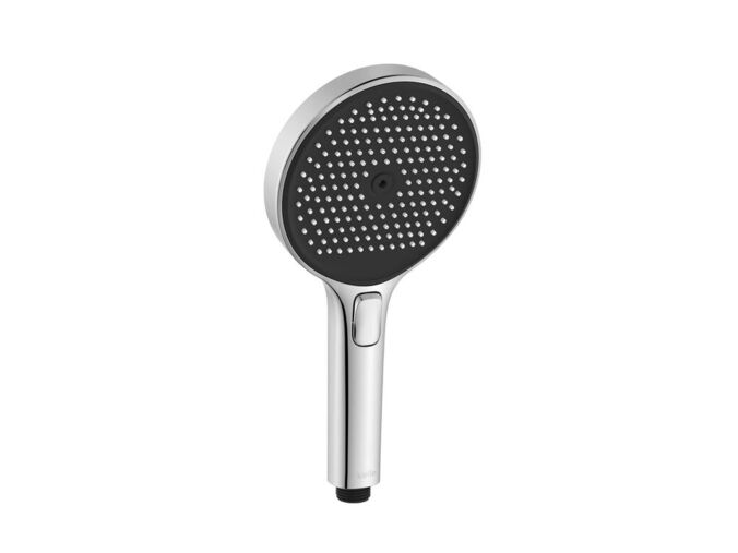 kielle Oudee Sprchová hlavice 130, 3 proudy, EcoSpare, chrom/černá