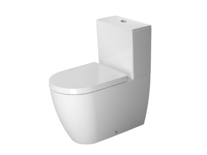 Duravit ME by Starck WC kombi mísa, Vario odpad, WonderGliss, bílá