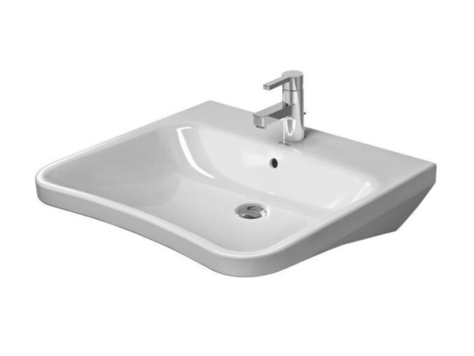 Duravit DuraStyle umyvadlo 65x57 cm, otvor pro baterii, WonderGliss, alpská bílá