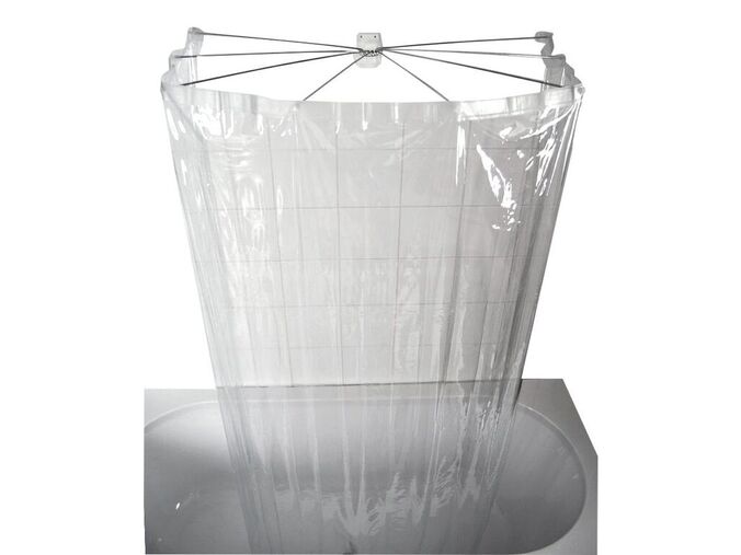 Ridder OMBRELLA skládací sprchová kabina, 100x70cm, průhledná