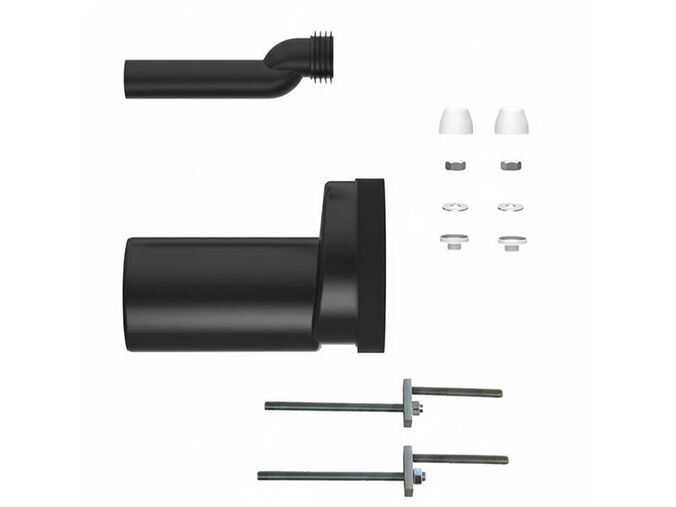 Sanit Abusanitair excentrická připojovací souprava PP, DN80/d90, 210 mm