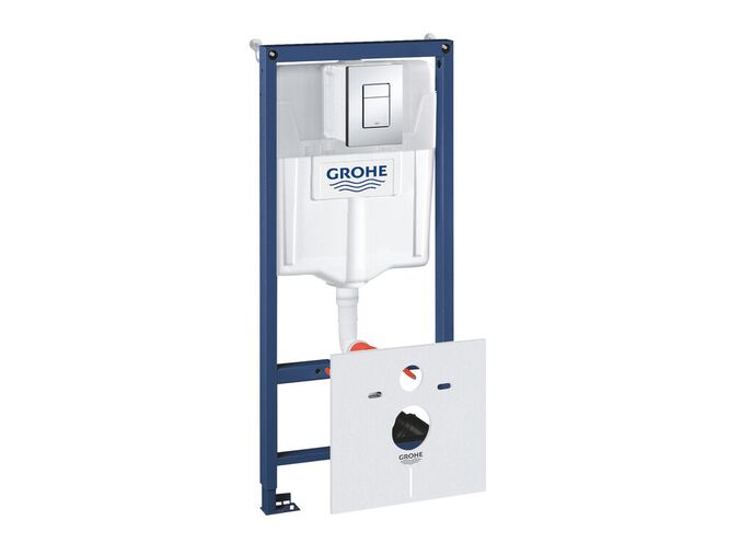 Grohe Rapid SL Předstěnová instalace s nádržkou pro závěsné WC, tlačítko Skate Cosmopolitan, chrom
