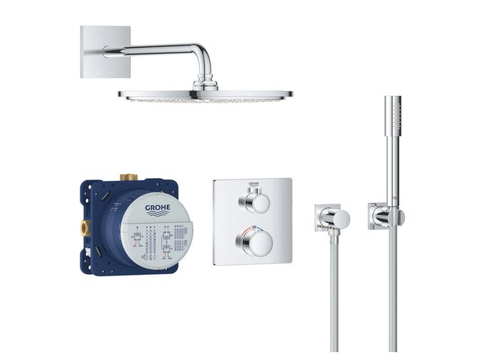 Grohe Grohtherm Sprchový set Rainshower Cosmopolitan 310 s termostatem pod omítku, chrom