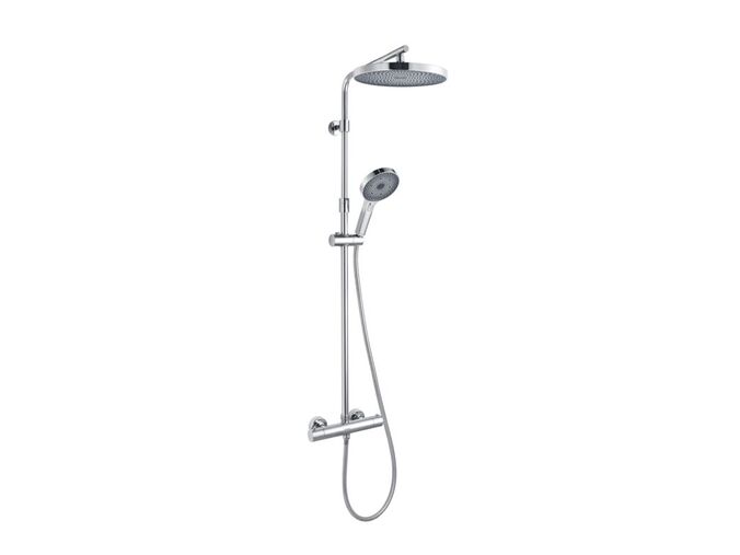 kielle Oudee Sprchový set s termostatem, 260 mm, 3 proudy, chrom