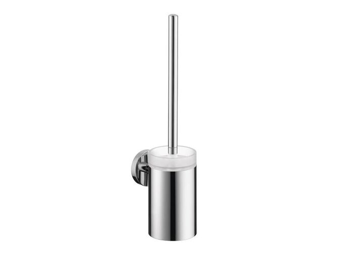 Hansgrohe Logis WC štětka s držákem, sklo/chrom