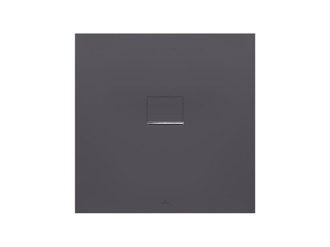 Villeroy & Boch Squaro Infinity Sprchová vanička, 900x900 mm, Quaryl, antracit