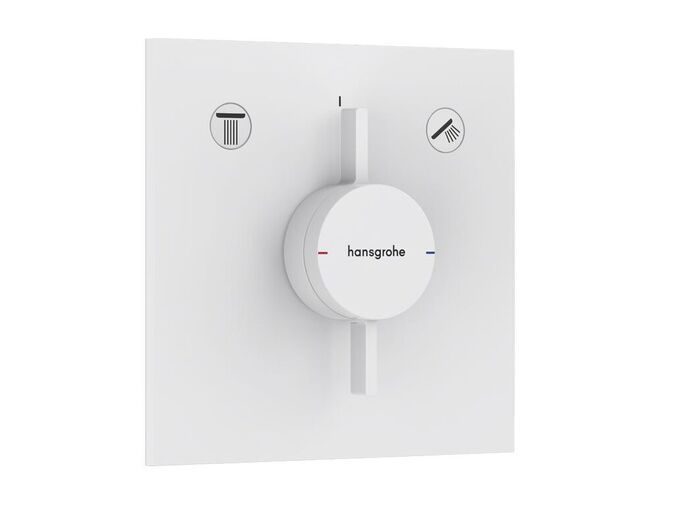 Hansgrohe DuoTurn E Baterie pod omítku, pro 2 spotřebiče, matná bílá