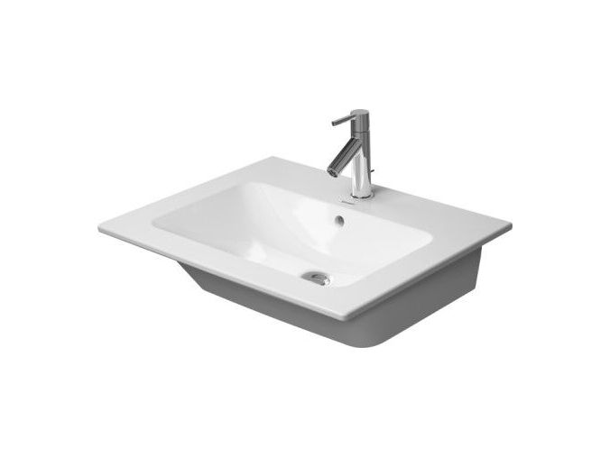 Duravit ME by Starck umyvadlo nábytkové 63x49 cm, přepad, otvor pro baterii, bílá
