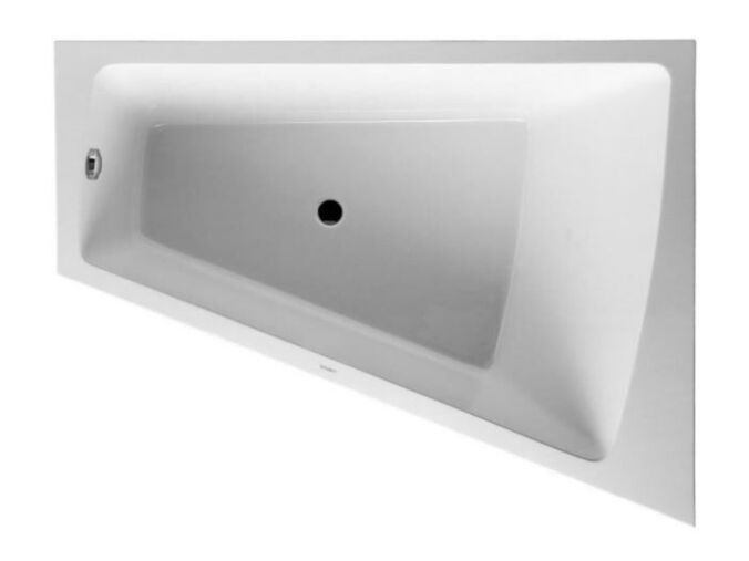 Duravit Paiova vana asymetrická, 180x140 cm, s panelem, pravá, bílá