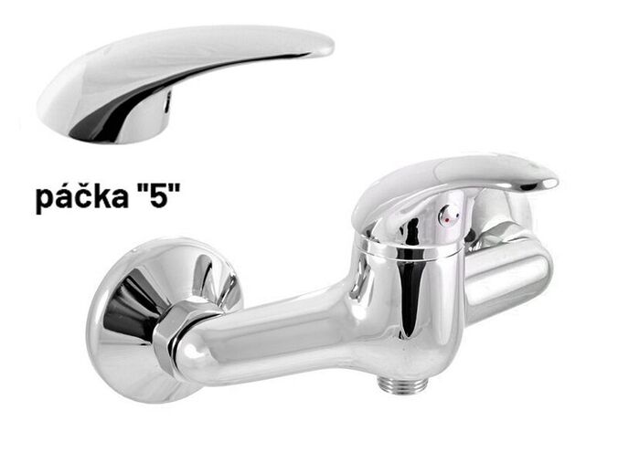 Slezák-RAV CZ Sázava baterie sprchová, rozteč 150 mm, chrom