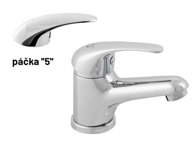 Slezák-RAV CZ Sázava baterie umyvadlová stojánková, chrom