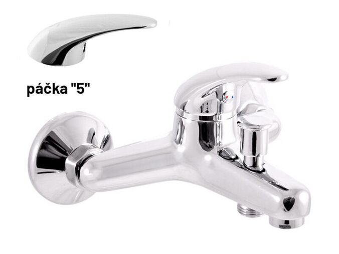 Slezák-RAV CZ Sázava baterie vanová, rozteč 150 mm, chrom
