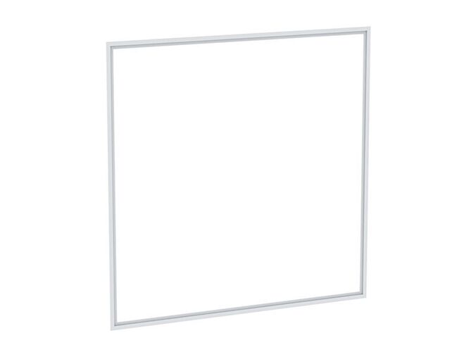 Geberit ONE krycí rám pro zrcadlovou skříňku 60 cm, hliník/bílá