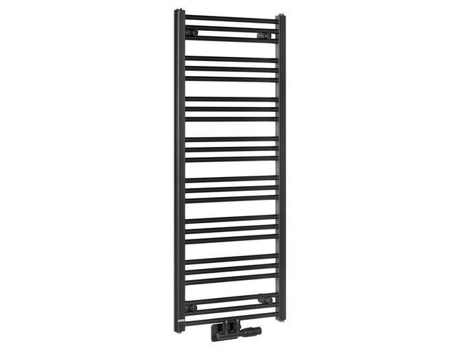 Bruckner ALBRECHT otopné těleso 500x1250 mm, středové připojení, černá mat