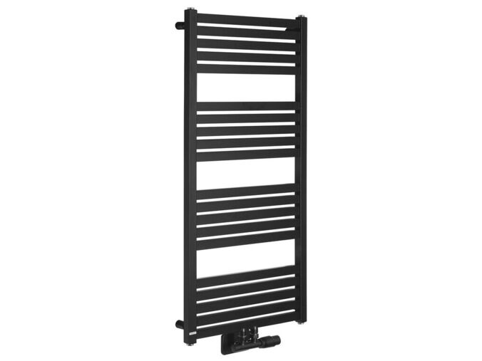 Bruckner GRUNT otopné těleso rovné 500x1050 mm, středové připojení, černá mat