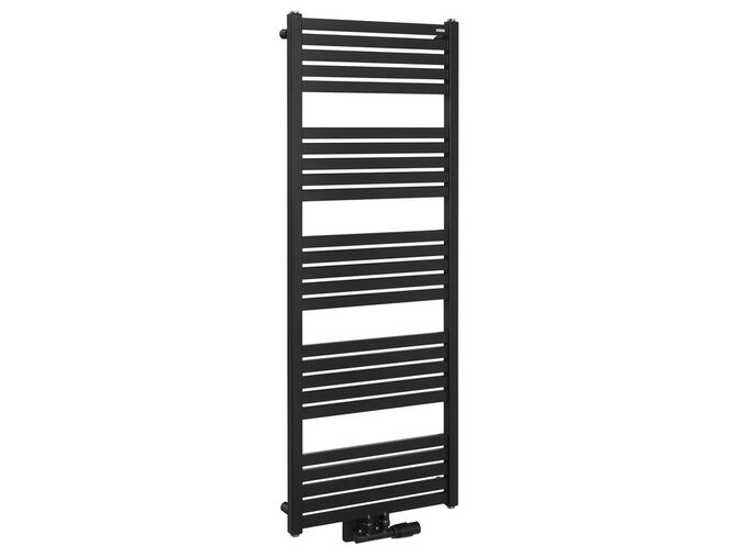 Bruckner GRUNT otopné těleso rovné 500x1330 mm, středové připojení, černá mat